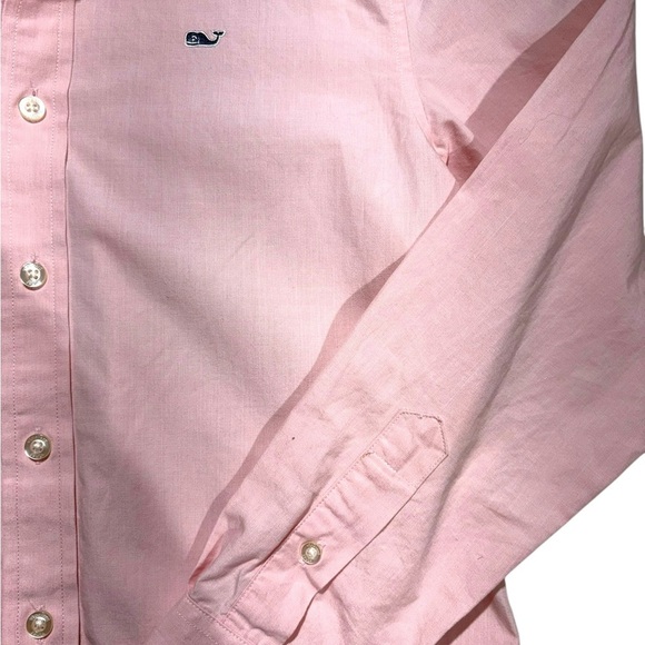 Vineyard Vines Baby Pink Stretch-Cotton Oxford Shirt for Boys size Medium - Picture 4 of 5